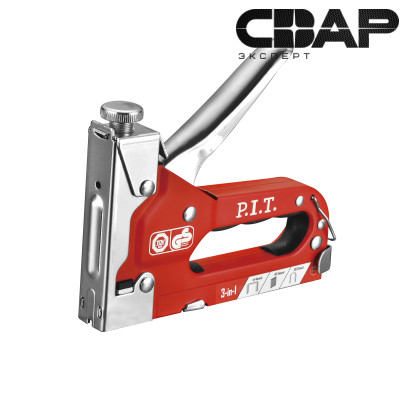 Степлер механический P.I.T., скобы 4-14мм, скобы U 10-12мм, гвозди 10-14мм, тип 140 (HSTG01-S002)