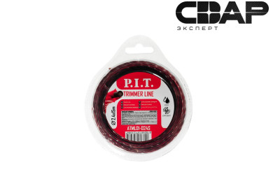Леска для триммеров двухцветная P.I.T. 15 м x 2,4 мм, блистер (ATML01-D24S)