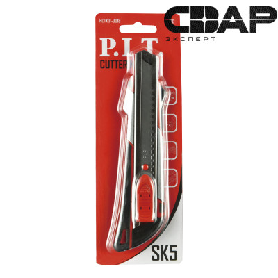 Нож строительный P.I.T. 18x100 мм, 7 сегментов(HCTK01-0018)