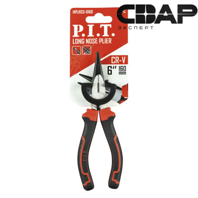 Длинногубцы P.I.T. HPLR03-0160 (160 мм, двухкомпонентные рукоятки)