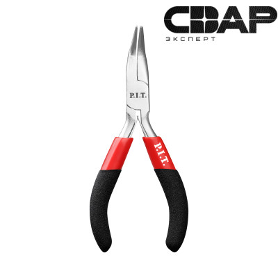 Длинногубцы мини, изогнутые, 115 мм P.I.T. (HPLR06-0115B)