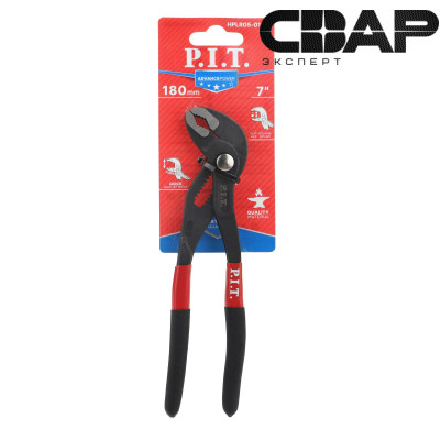 Клещи переставные P.I.T. ADVANCE HPLR05-0180 (180мм, зев 23мм, CR-V)