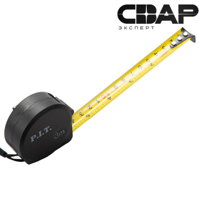 Рулетка с фиксатором P.I.T. 3 м x 16 мм, ABS (HTPM03-0316)