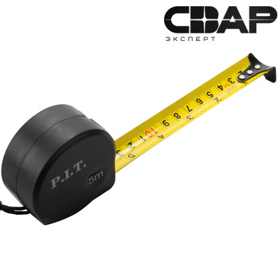 Рулетка с фиксатором P.I.T. 5 м x 25 мм, ABS (HTPM03-0525)