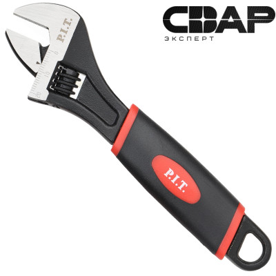 Ключ разводной P.I.T. HADW01-0150 (150мм, 19мм, двухкомпонентная рукоятка)