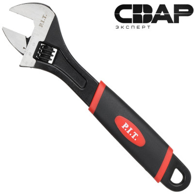 Ключ разводной P.I.T. HADW01-0250 (250мм, 28мм, двухкомпонентная рукоятка)