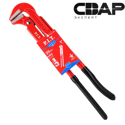 Ключ трубный рычажный P.I.T. ADVANCE HPWS01-0100 (№1, 300мм, 1&quot;, губки 90°, 40мм, 2 точки конт.)