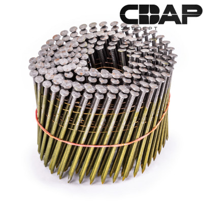 Гвозди барабанные гладкие с цинковым покрытием 3,1 х 90 мм 200 шт. AERO