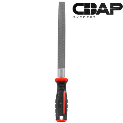 Напильник полукруглый P.I.T. HHRF01-0200 (№2, 300/200мм, перекрестная насечка, двухкомп. рукоятка)