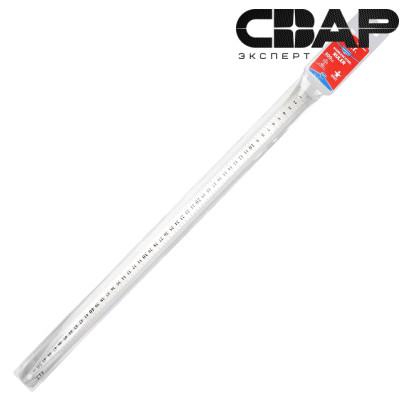 Линейка из нержавеющей стали P.I.T. ADVANCE HSTR01-0500 (500 мм, метрическая, двойная шкала в мм)