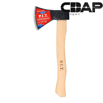 Топор с деревянной рукояткой P.I.T. ADVANCE HAXW01-0600 (600/860 г, кованый, 380 мм)