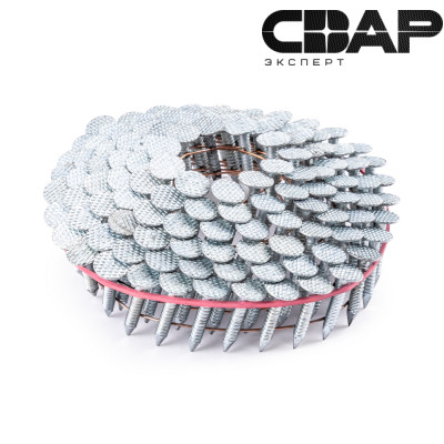 Гвоздь кровельный барабанный с кольцевой накаткой с цинковым покрытием 3,1 х 22 мм 120 шт. AERO