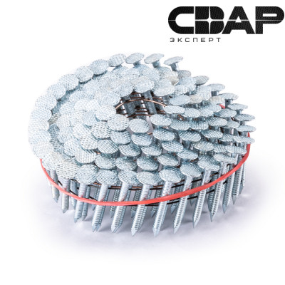 Гвоздь кровельный барабанный с кольцевой накаткой с цинковым покрытием 3,1 х 32 мм 120 шт. AERO