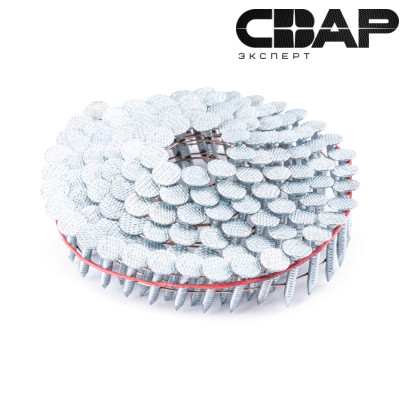 Гвоздь кровельный барабанный с кольцевой накаткой с цинковым покрытием 3,1 х 25 мм 120 шт. AERO