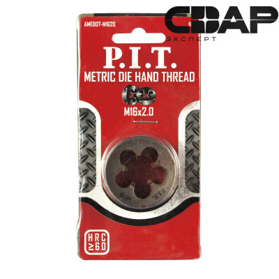 Плашка метрическая P.I.T. AMED07-M1620 (M16 x 2,0мм)