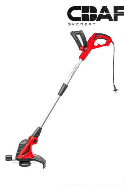 Триммер электрич. P.I.T. PTR1000-EL (750Вт, 10000об/мин, Ø300мм, шпуля с леской, телескоп. штанга)