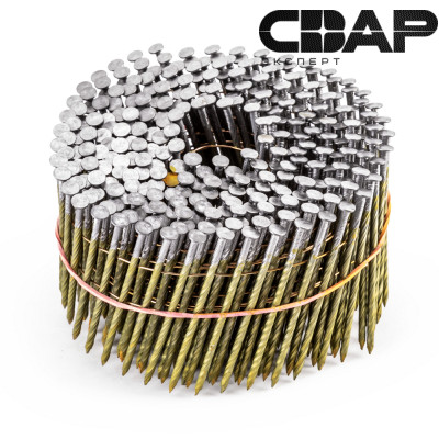 Гвозди барабанные с винтовой накаткой с цинковым покрытием 2,5 х 70 мм 300 шт. AERO