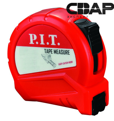 Рулетка с фиксатором P.I.T. 7.5 м x 25 мм, ABS(HTPM01-75MA)