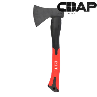 Топор с фибергласовой рукояткой P.I.T. ADVANCE HAXF01-0800 (800/1180г, кованый, 410мм)