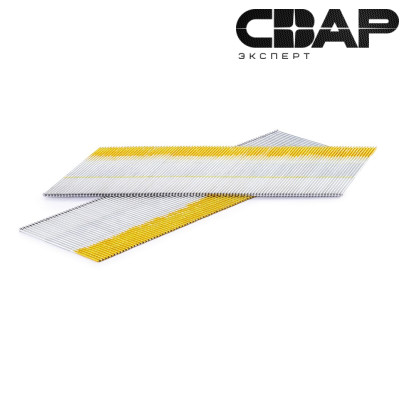 Гвозди отделочные финишные 15GA тип DA1545 с цинковым покрытием, угол наклона 34 градуса, 1,8 х 64 мм 500 шт. AERO