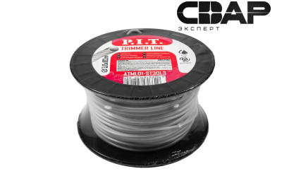 Леска для триммеров P.I.T. 3,0 мм, метал. сердеч. 1,35 кг, 102 м, бухта (ATML01-ST30L3)